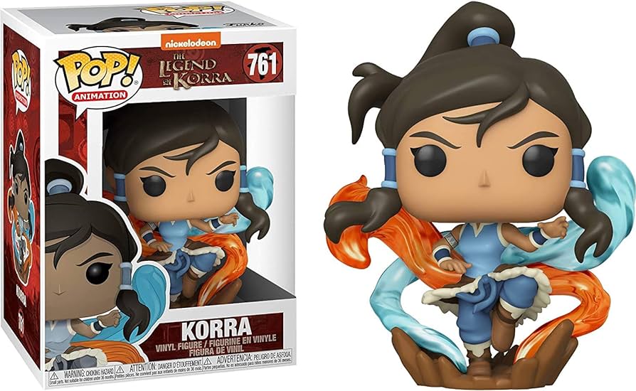 Pop korra funk o animation vinyl figure bundle with patible toysdiva graphic protector