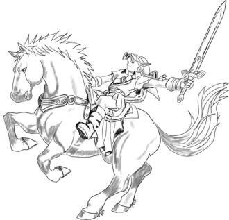 Free printable zelda coloring pages