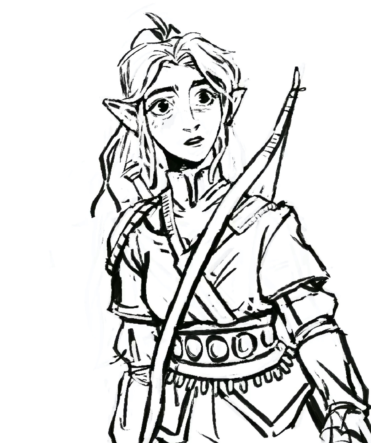 Some zelda doodles for the botw yr anni