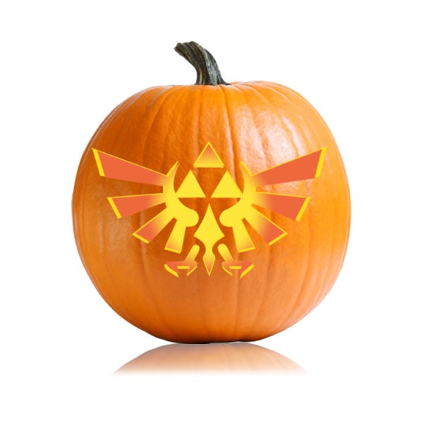 Zelda pumpkin carving stencil