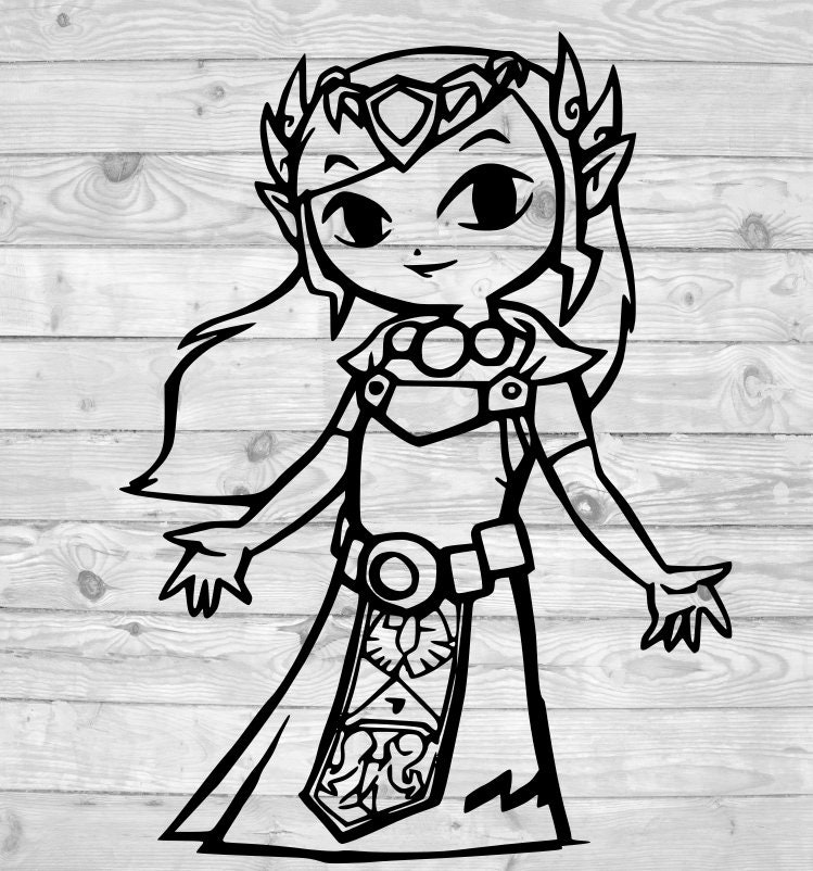 Zelda stencil