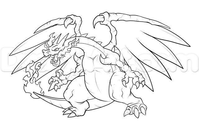 Brilliant picture of charizard coloring pages