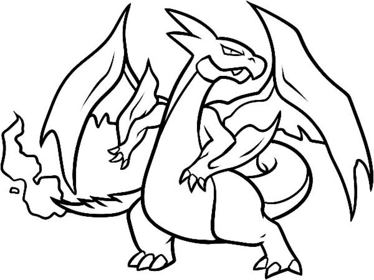 Free printable charizard coloring pages pdf