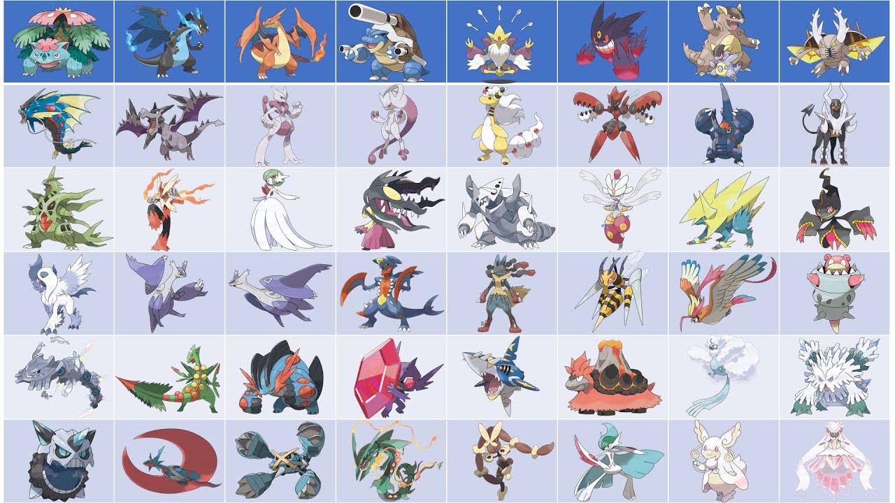 Drawing and coloring all ega pokeon