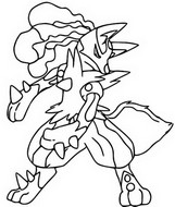 Coloring pages mega evolved pokãmon