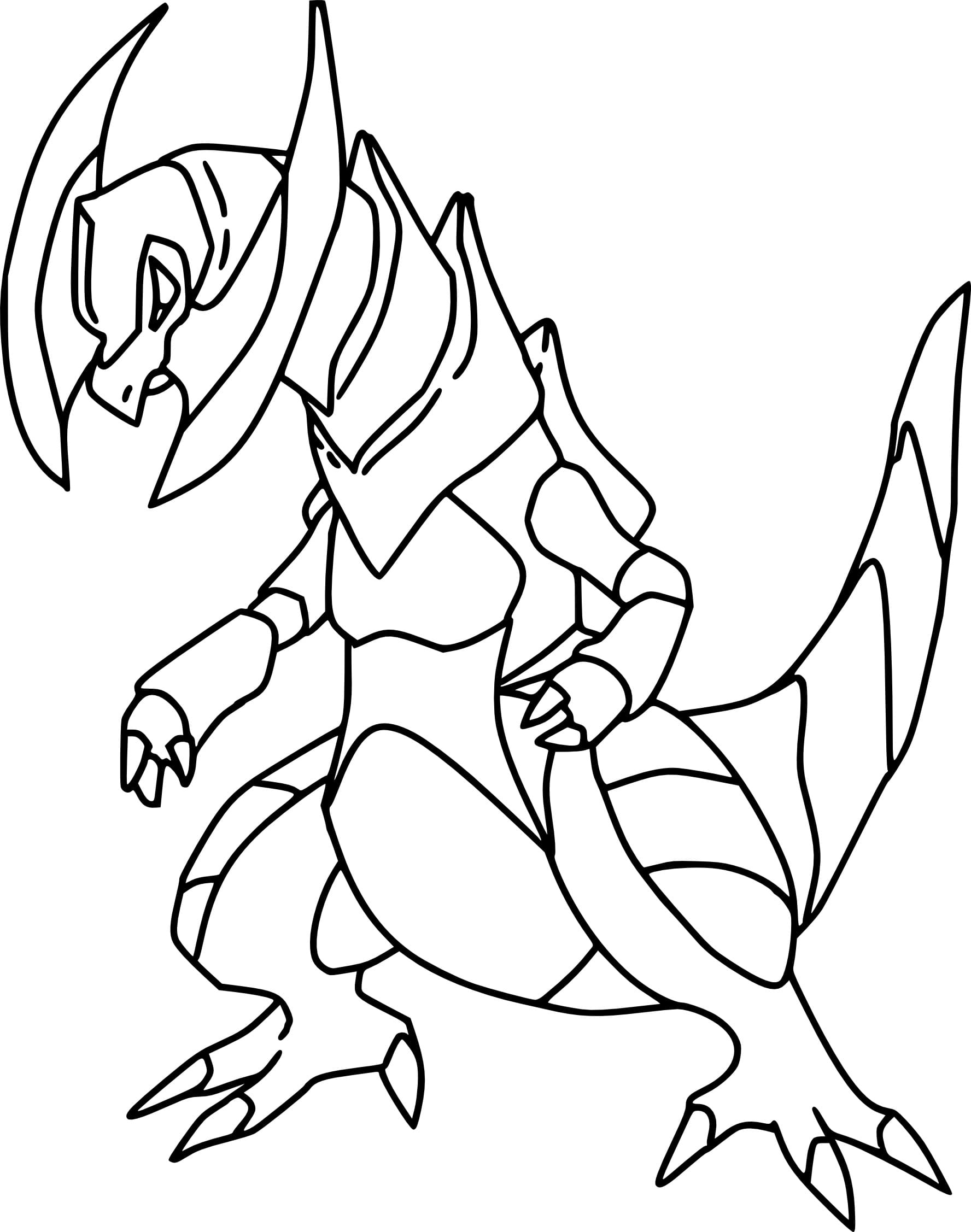 Mega pokemon coloring pages
