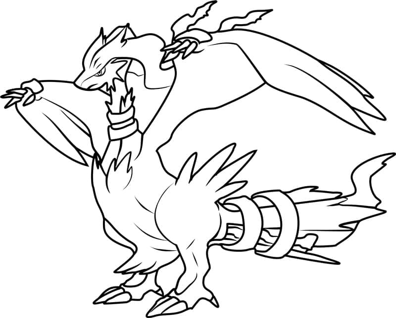 Legendary pokemon coloring pages
