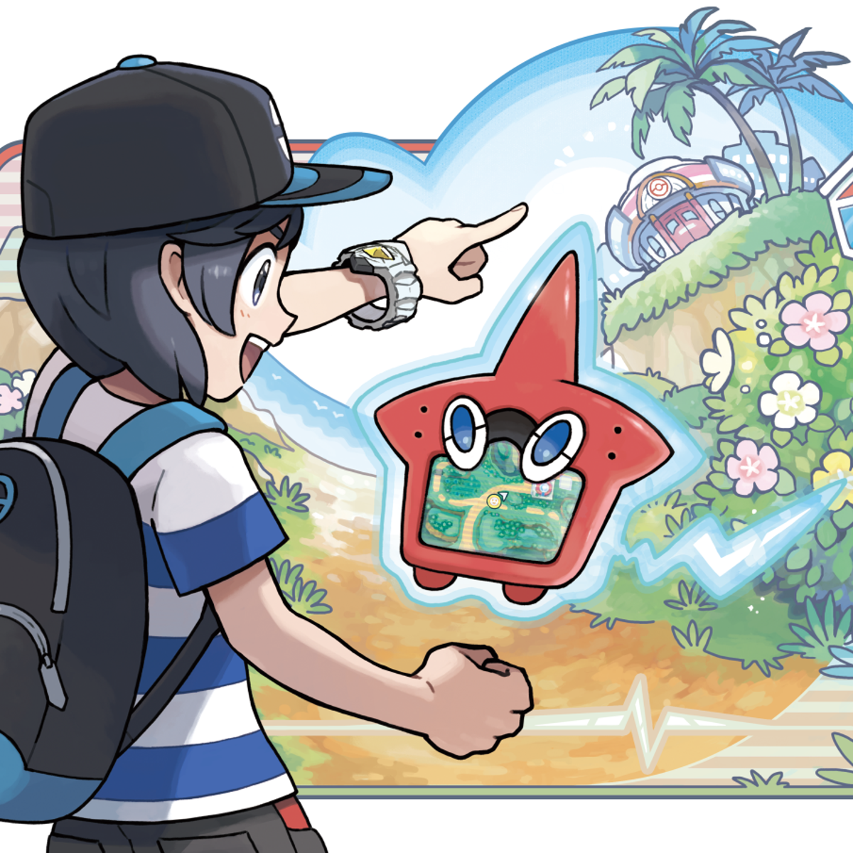 Pokemon sun and moon pokedex round