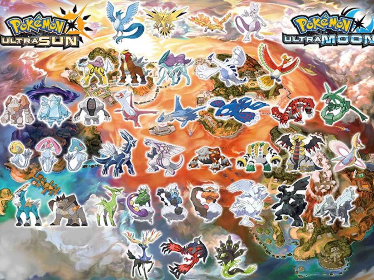 Pokãmon ultra sun and ultra moon legendary pokãmon locations guide