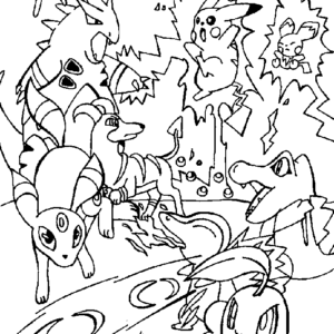 Pokemon coloring pages printable for free download