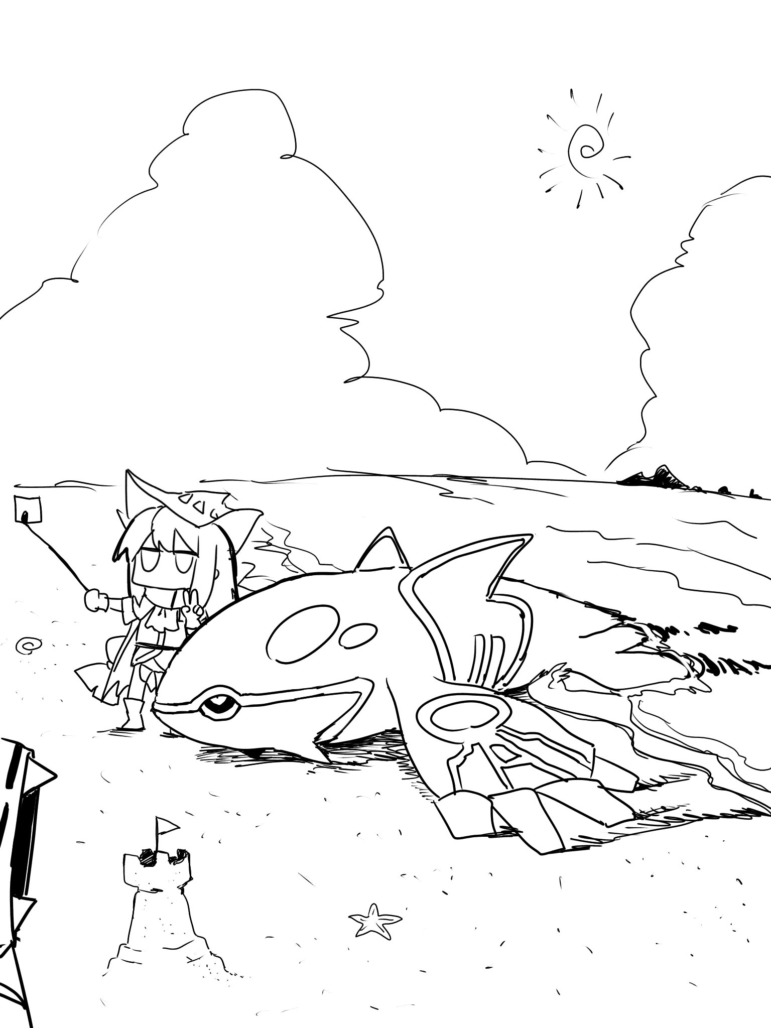 Skadi meets a legendary sea pokemon rchurchofskadi