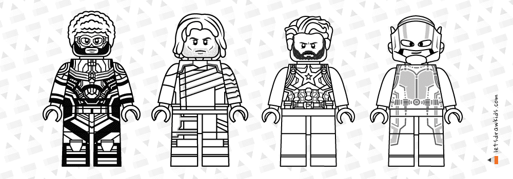 Printable coloring pages for kids step by step drawing instructions
