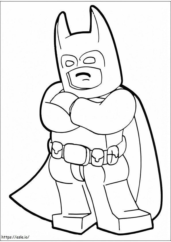 Fun lego batman coloring page