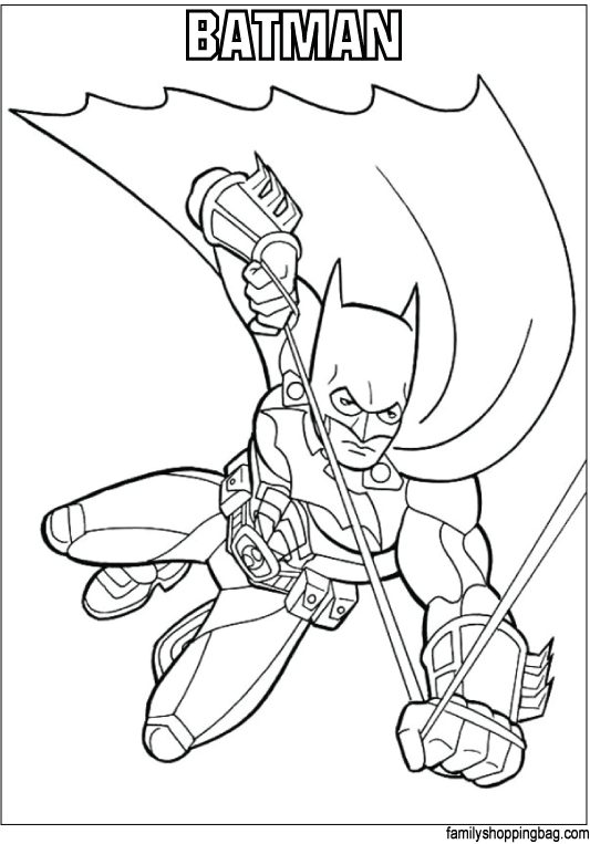 Batman coloring page