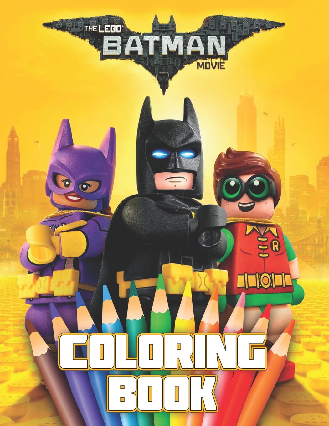 Lego batman movie coloring book great illustrations for kids paperback