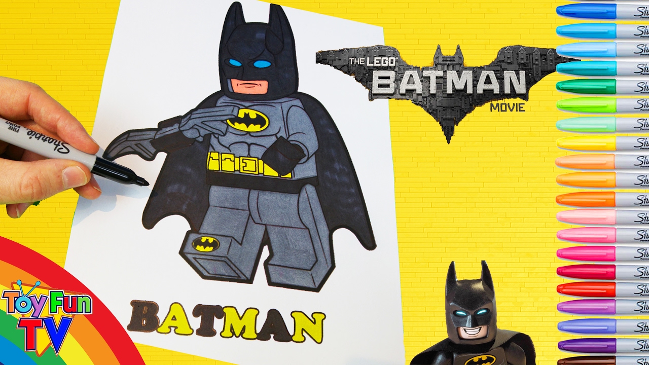 The lego batman movie coloring book page