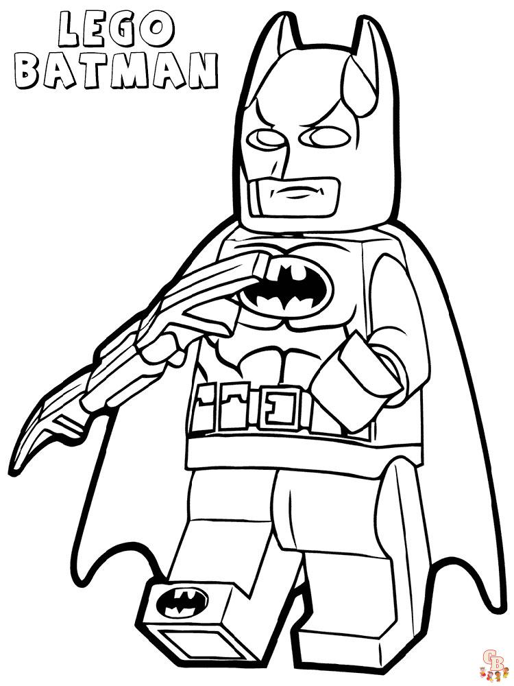 Lego batman movie coloring pages enkel ã skrive ut