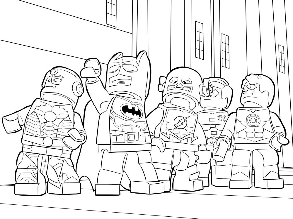 Lego movie coloring pages