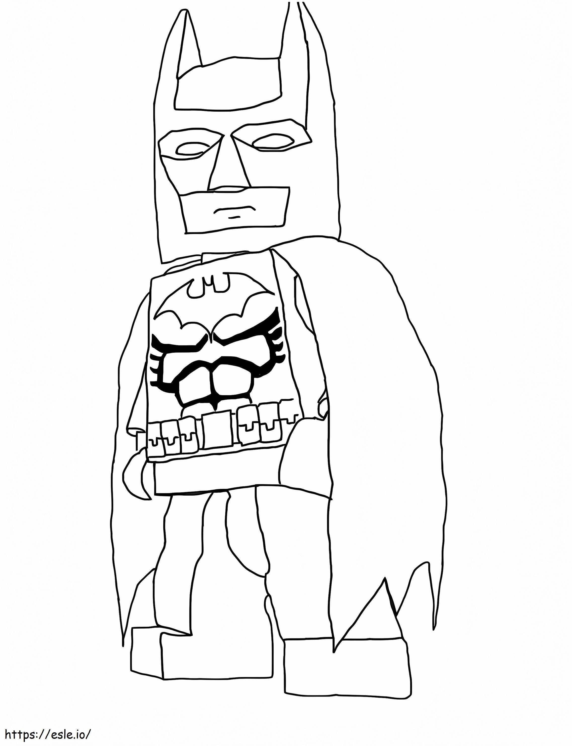Fresco lego batman coloring page