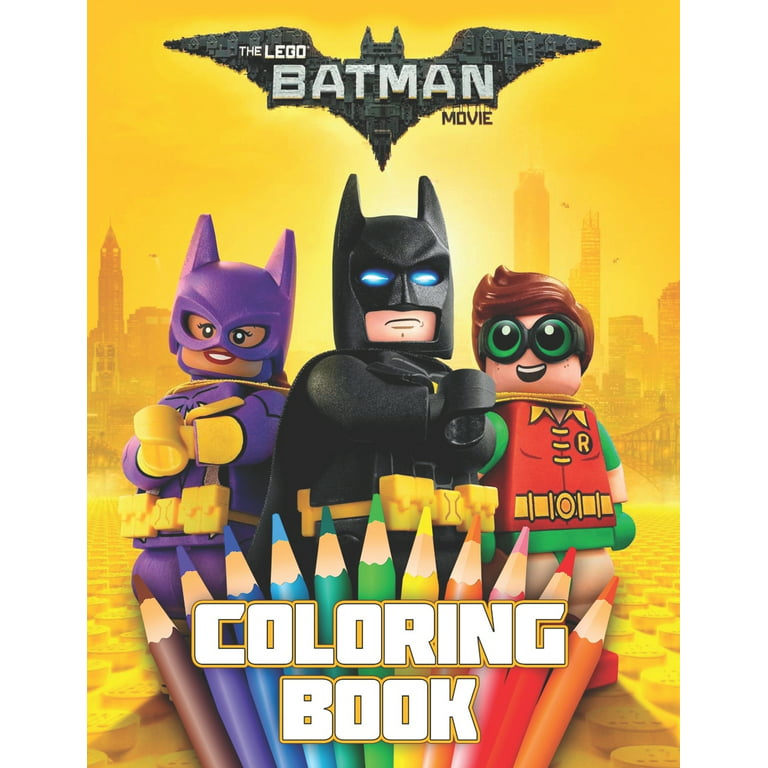 Lego batman movie coloring book great illustrations for kids paperback