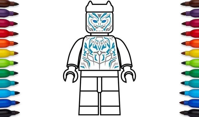 Brilliant photo of black panther coloring pages