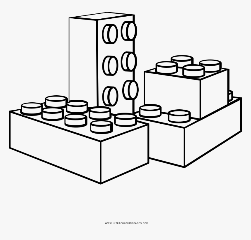 Lego block coloring pages png download
