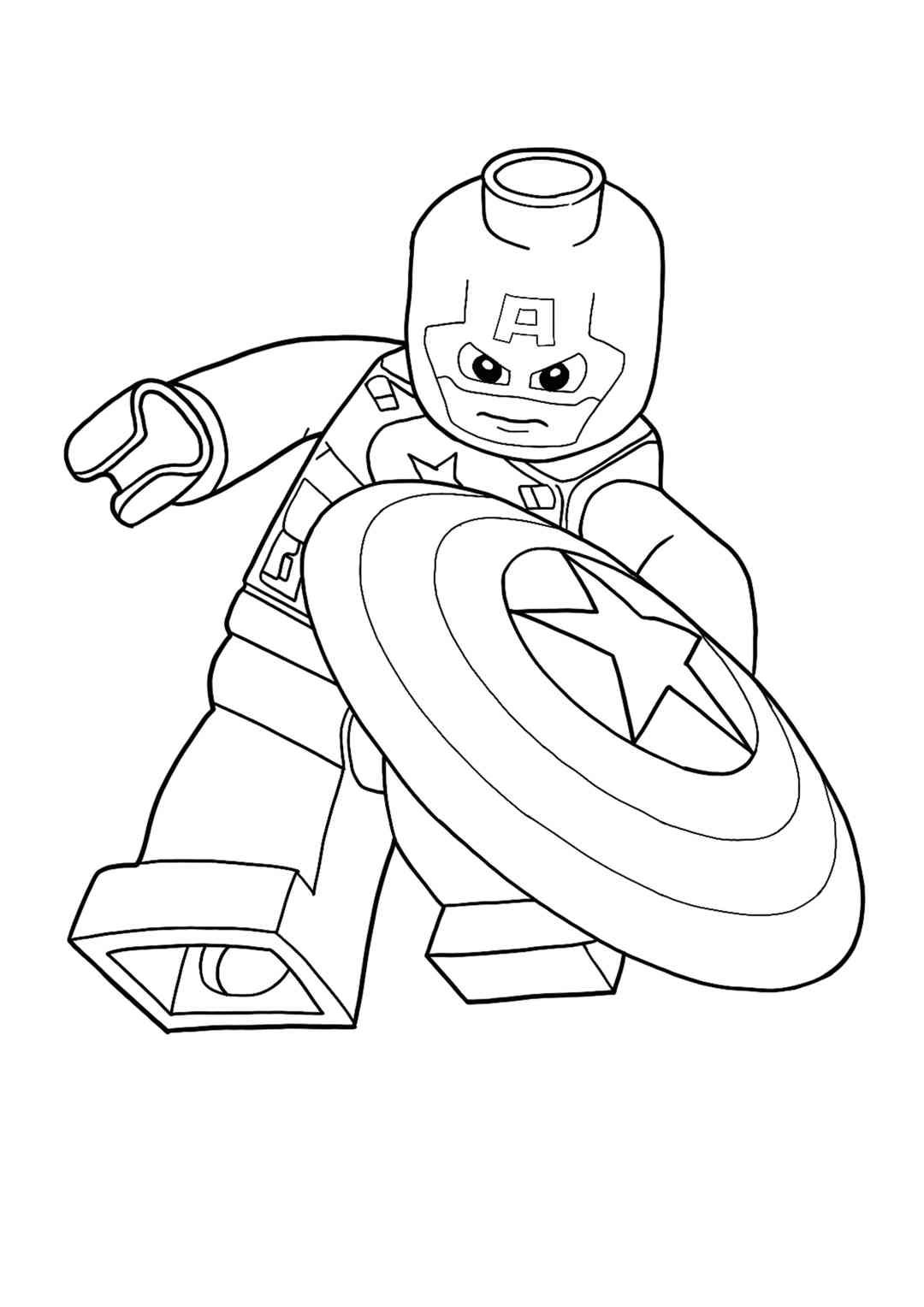 Lego captain america coloring page captain america coloring pages avengers coloring pages superhero coloring pages