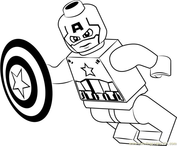 Lego coloring pages pdf for kids