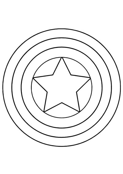 Updated captain america coloring pages