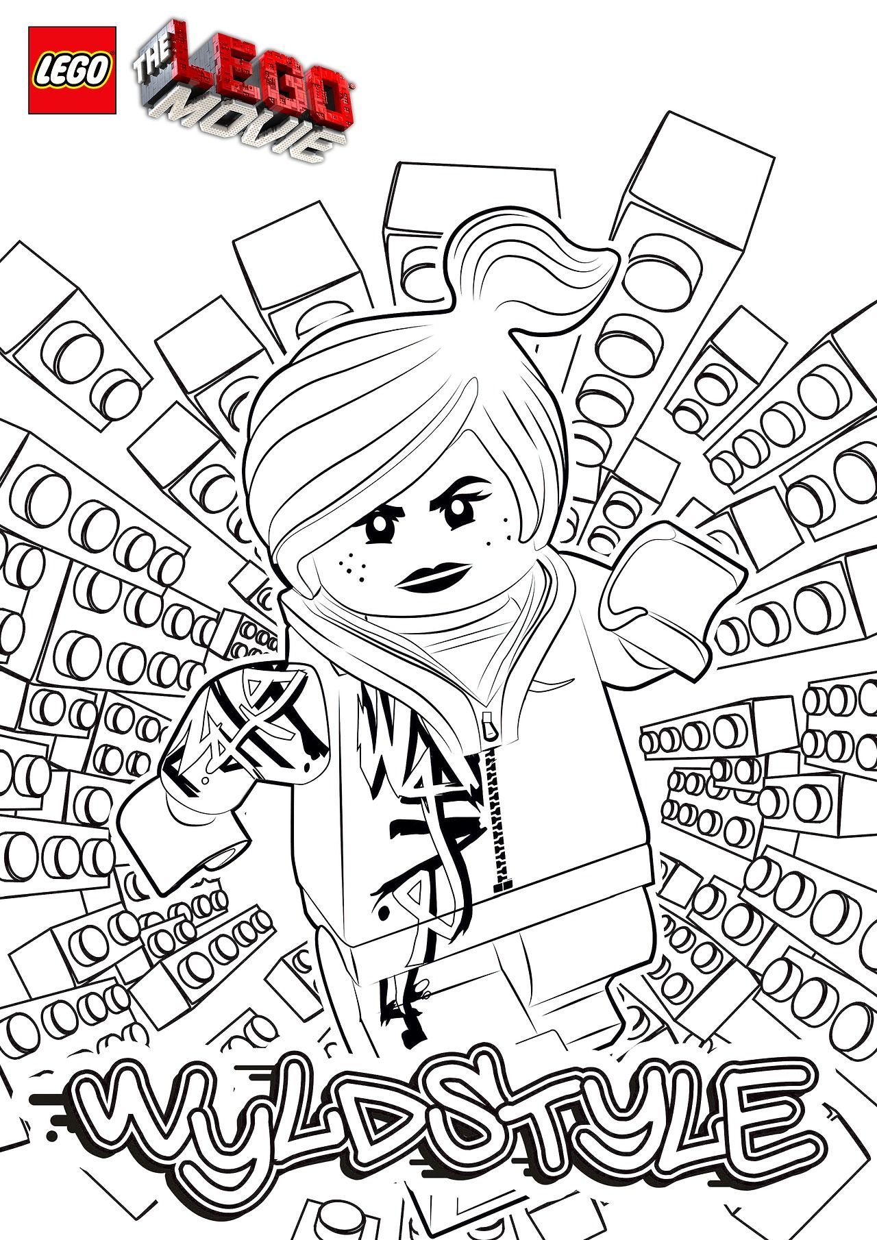 The lego movie coloring pages