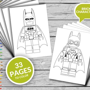 Bricks coloring page