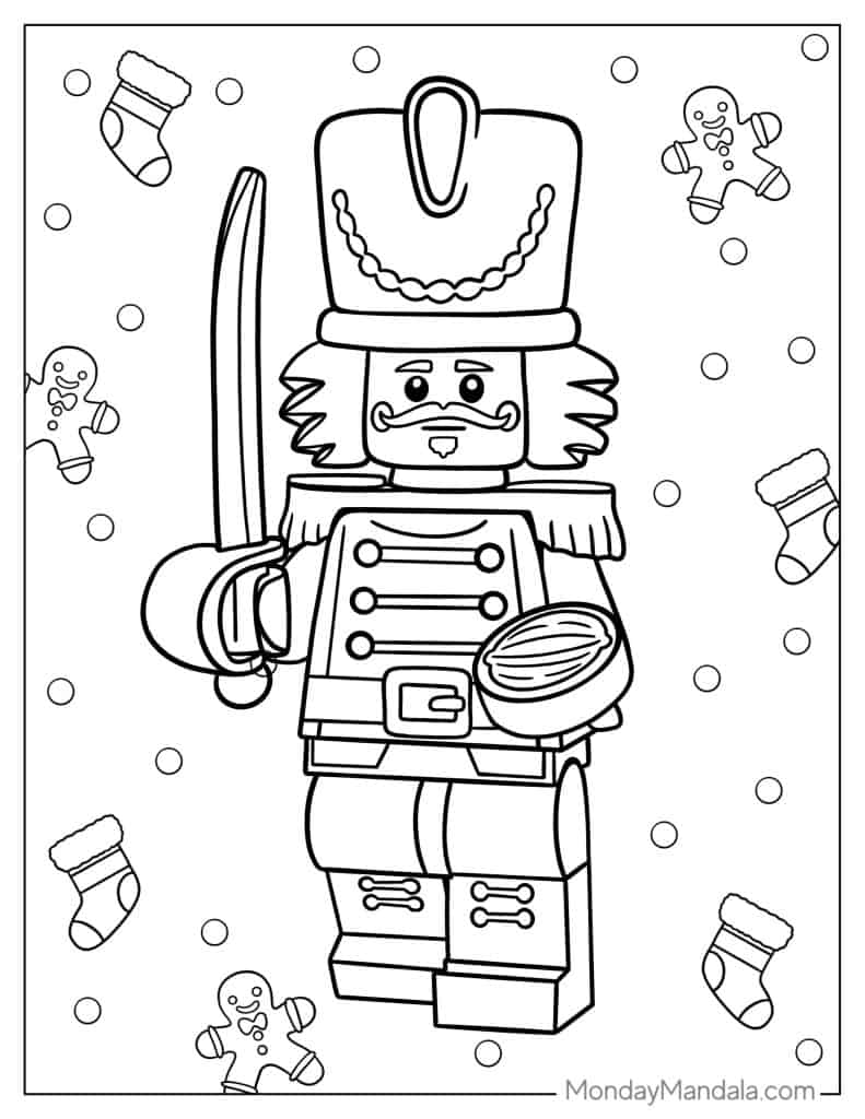 Nutcracker coloring pages free pdf printables
