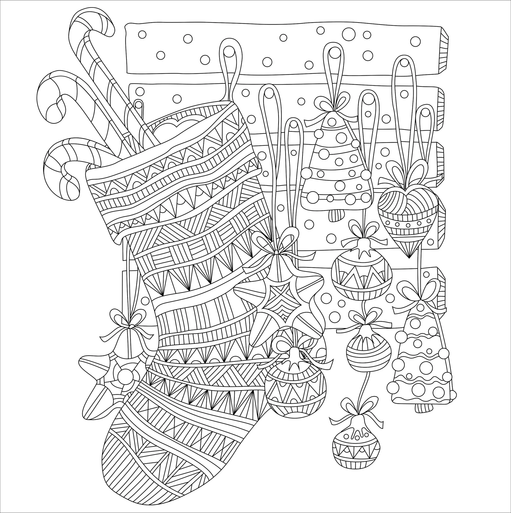 Home for christmas coloring book