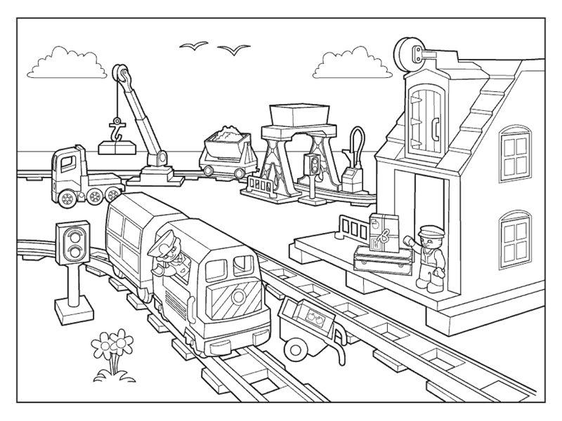 Lego coloring pages