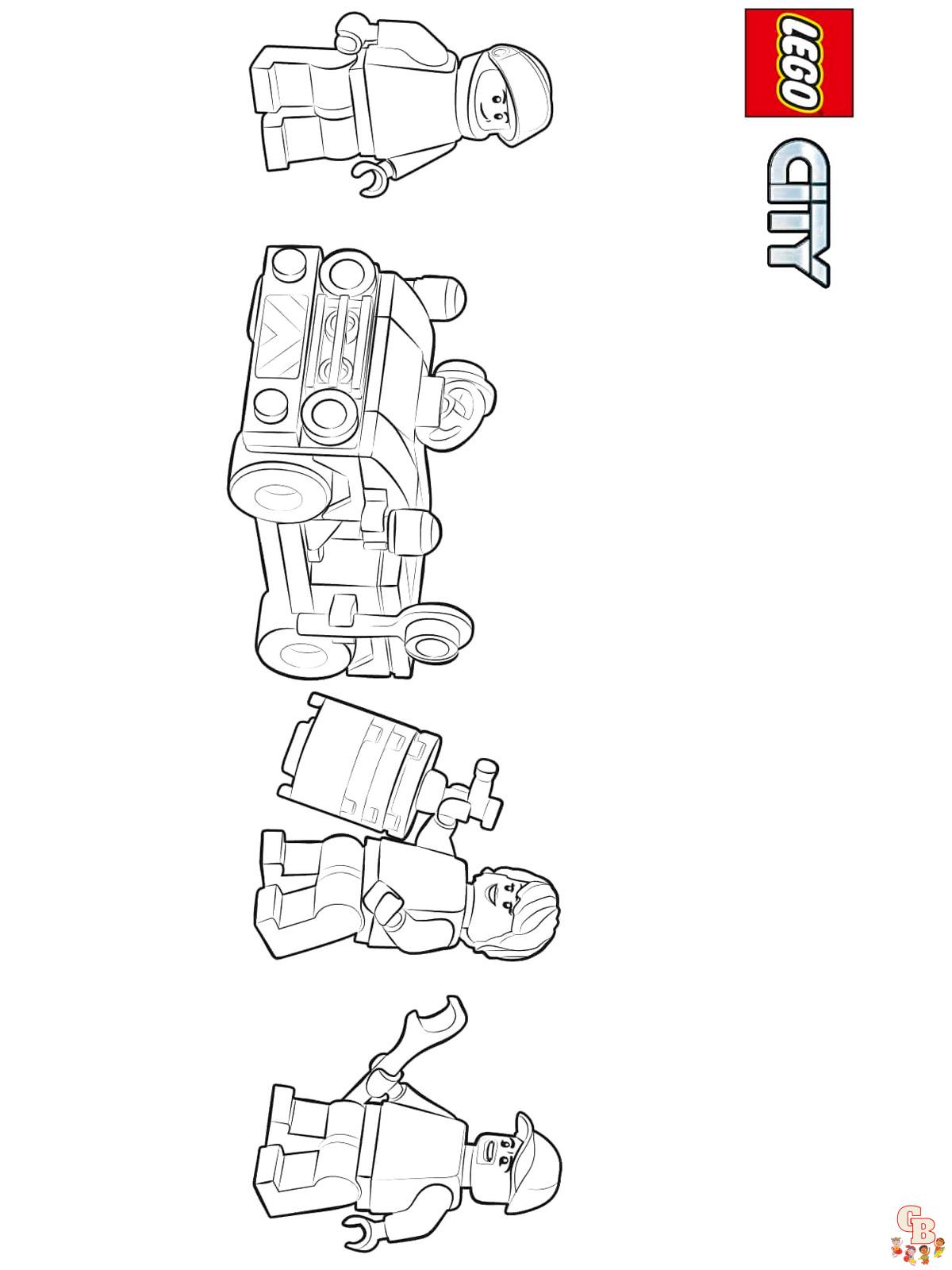 Get your free lego coloring pages