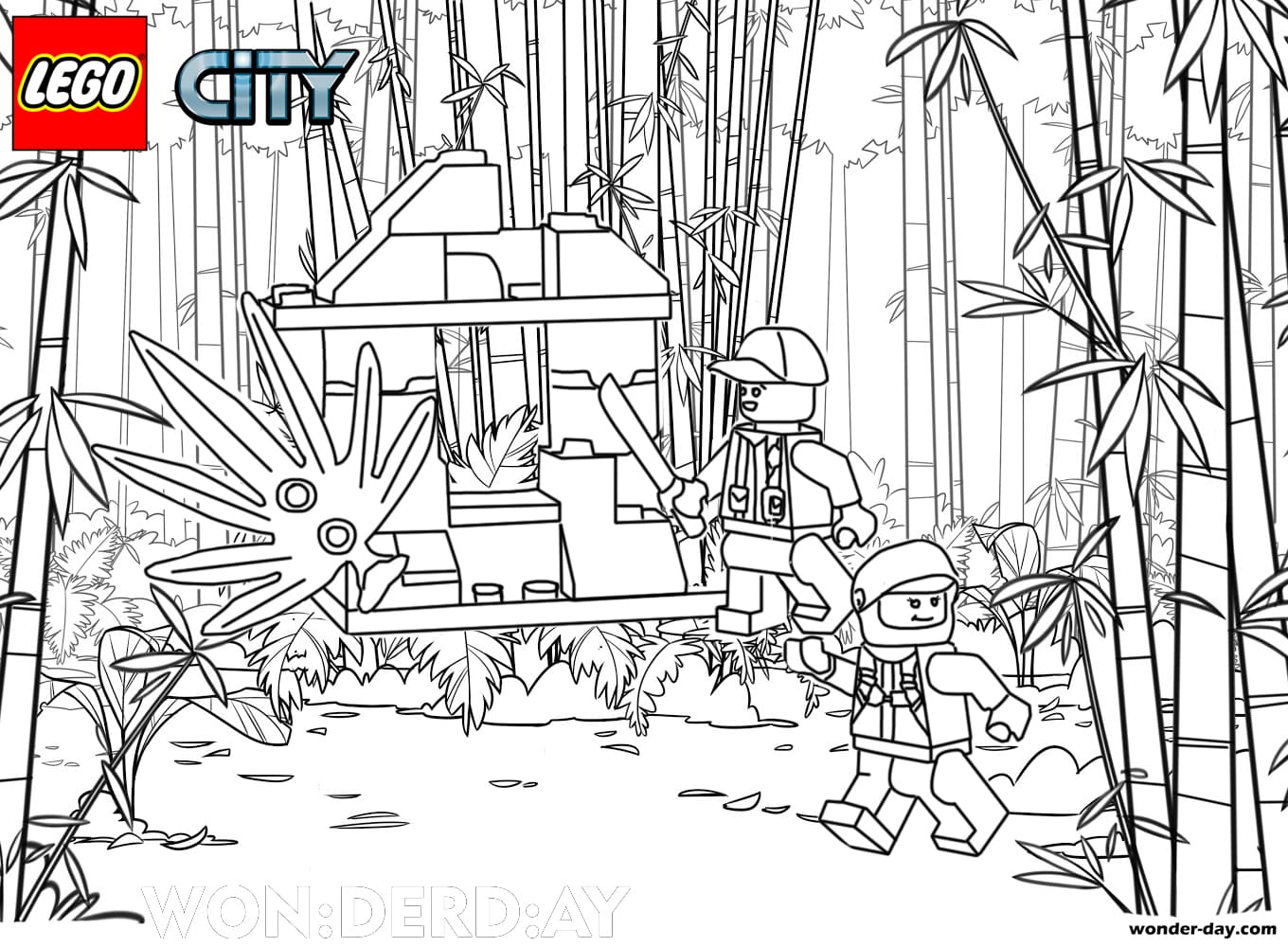 Lego city coloring pages free printable coloring pages