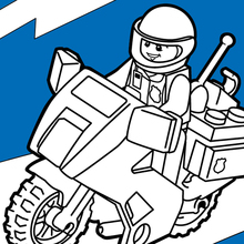 Lego city coloring pages