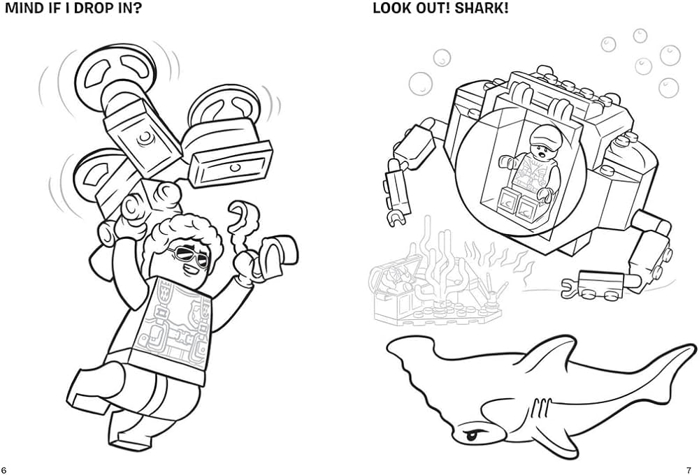 Lego r city fun to colour buster books books