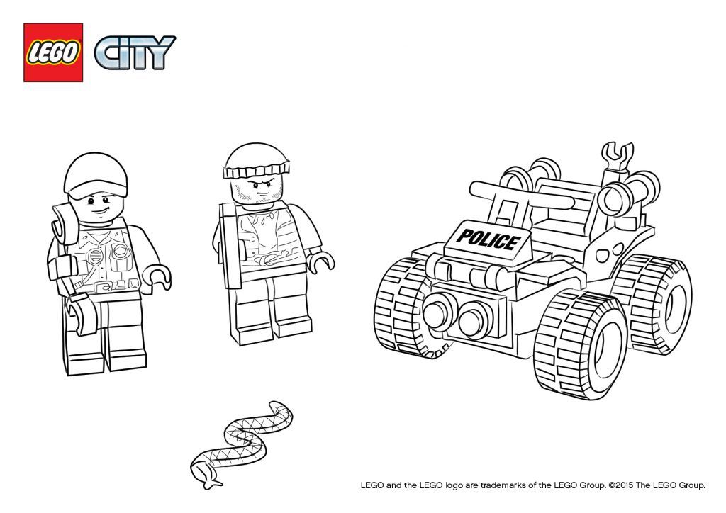 Printable coloring pages lego city police lego coloring pages lego city