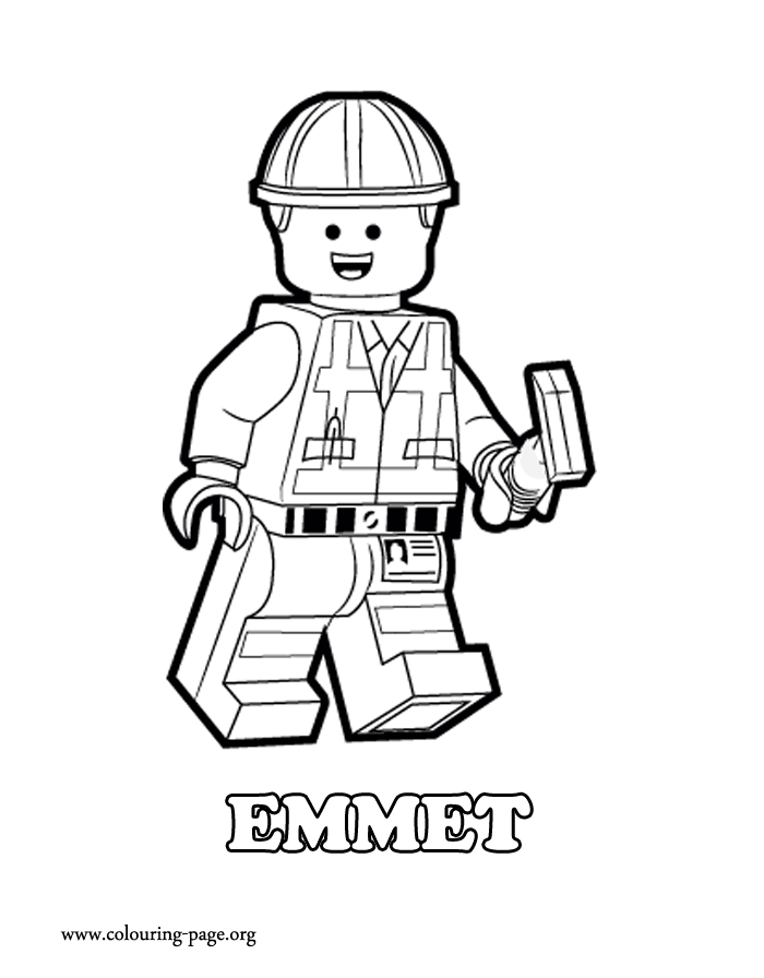 Coloring fun with the lego movie