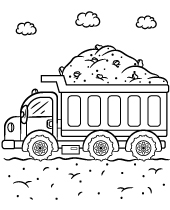 Construction worker coloring picture
