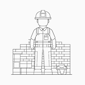 Premium vector sketch hand drawn single line art coloring page line drawing rapairman day