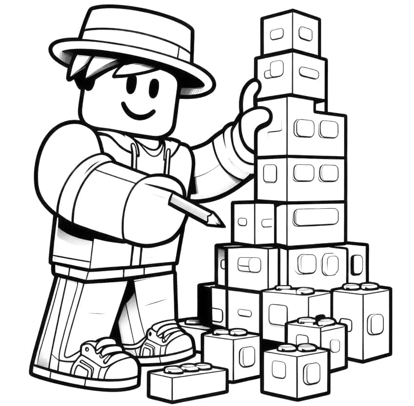 Roblox coloring pages