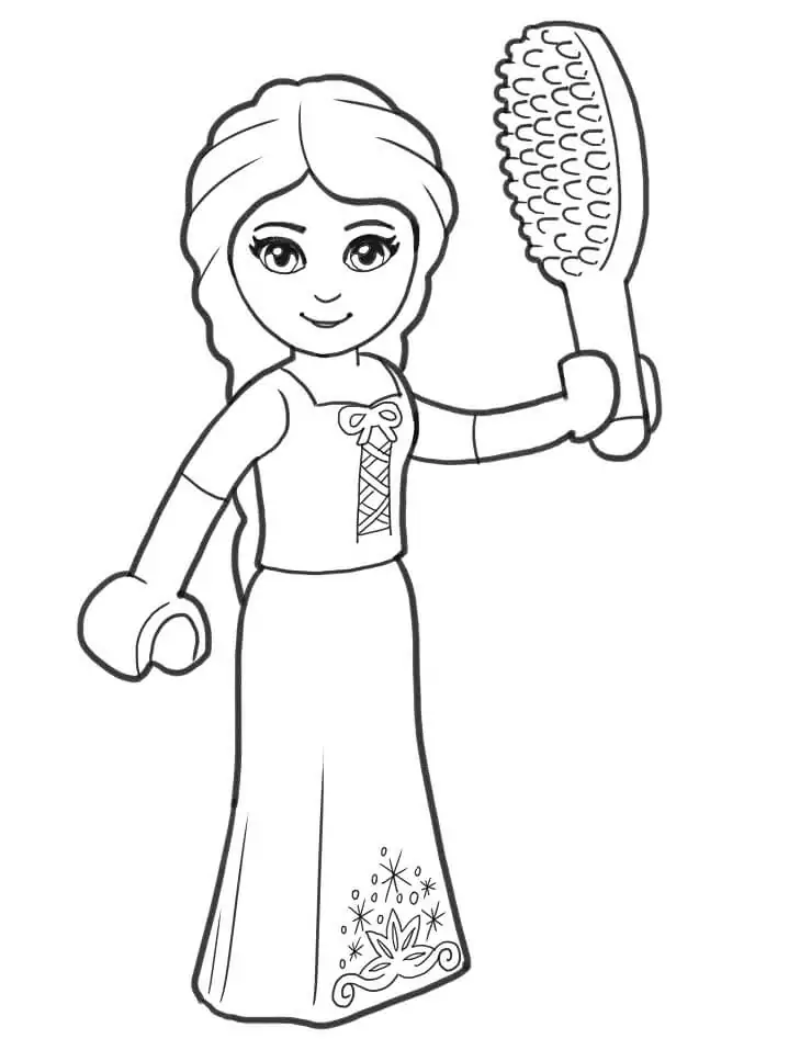 Lego princess malvorlagen