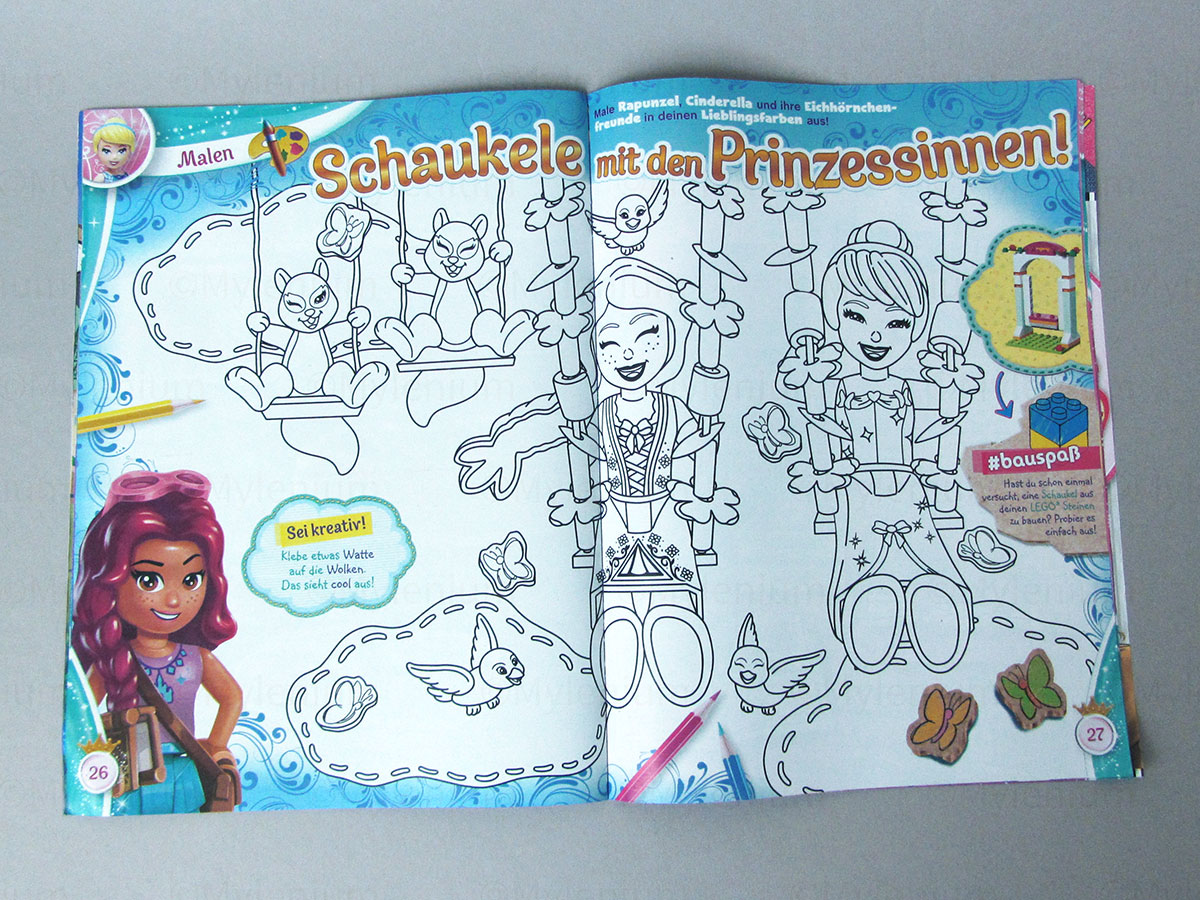 Cookie bird â lego disney princess magazine june myleniums brick corner