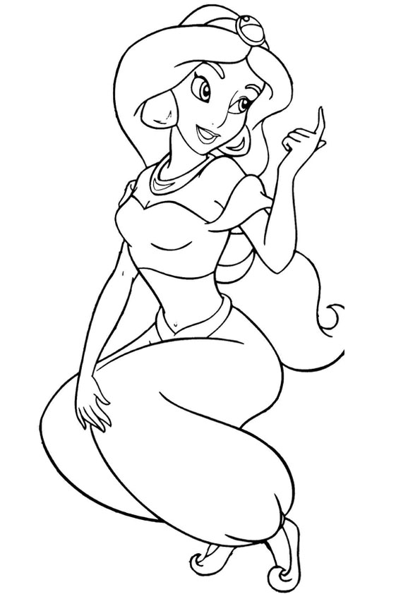 Coloring pages disney princess coloring page