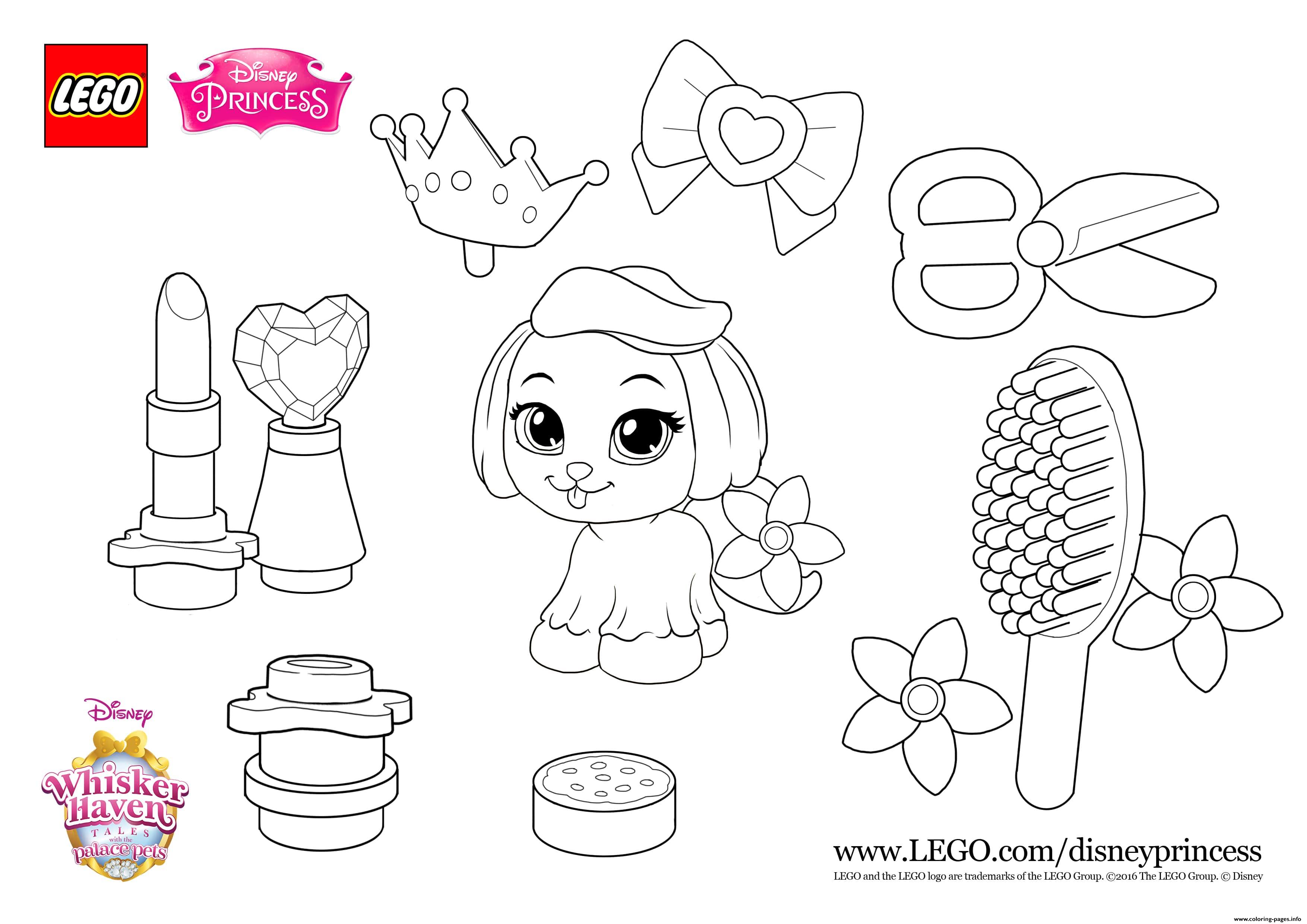 Color fun with daisy lego disney coloring page printable