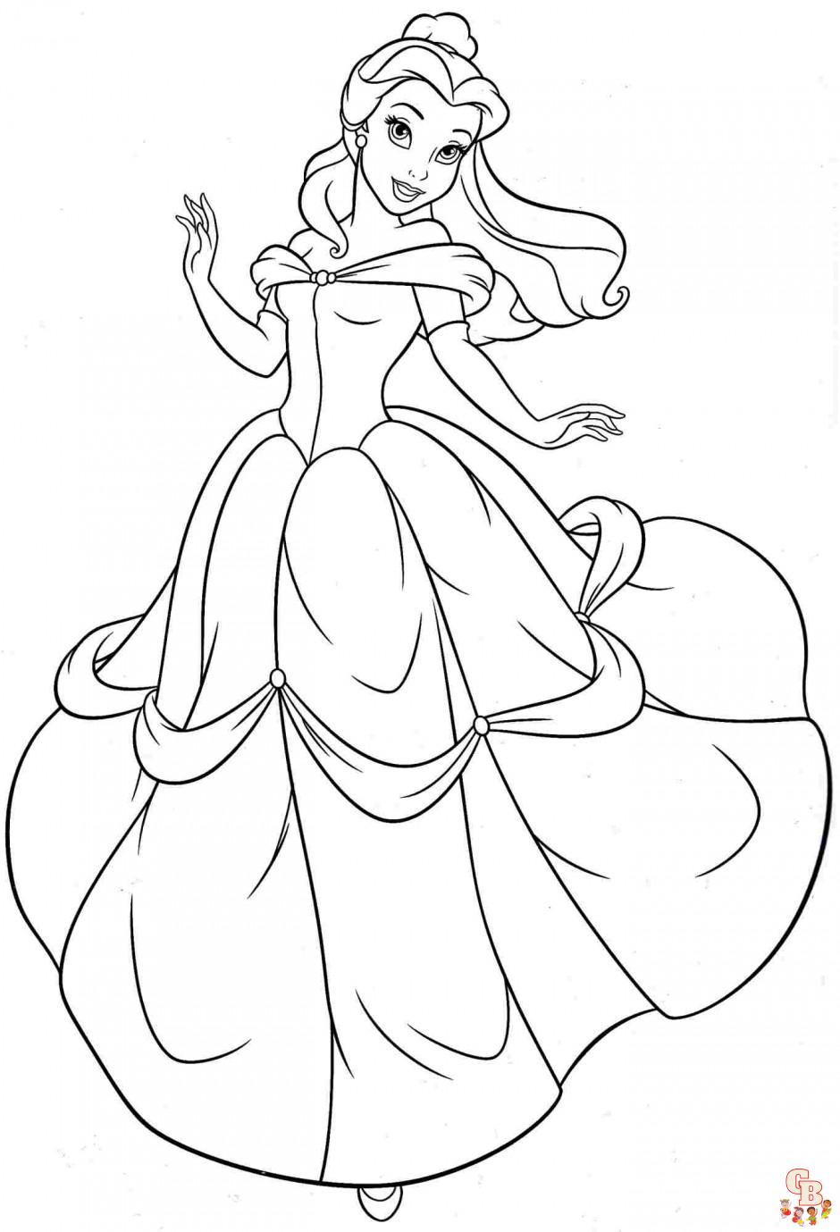 Disney princess coloring pages unleash your creativity