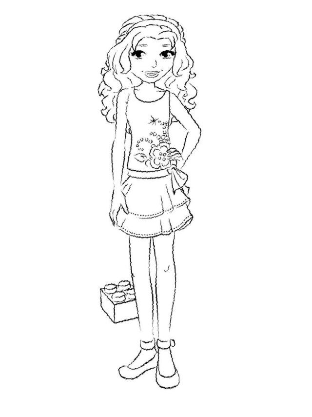 Brilliant image of lego friends coloring pages