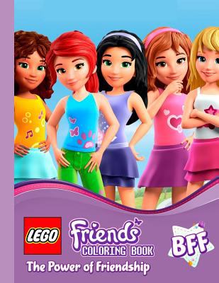 Lego friends the power of friendship coloring pages for kids ages